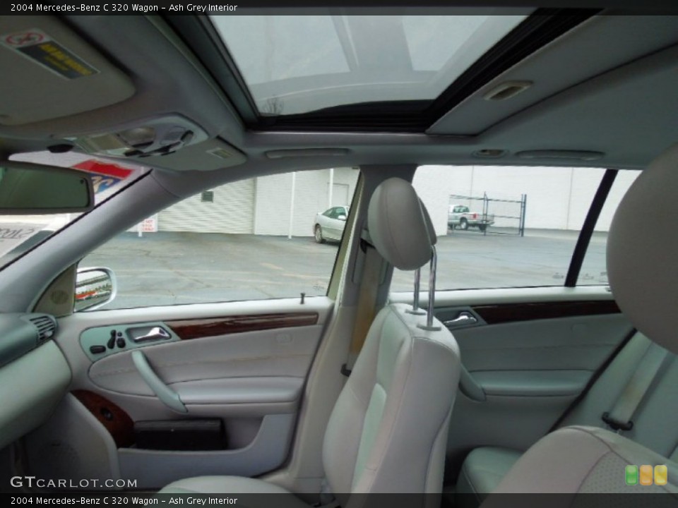 Ash Grey Interior Sunroof for the 2004 Mercedes-Benz C 320 Wagon #77693714