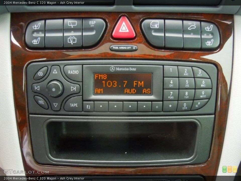 Ash Grey Interior Controls for the 2004 Mercedes-Benz C 320 Wagon #77693776