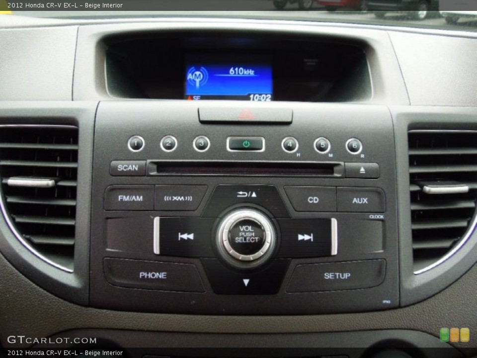 Beige Interior Controls for the 2012 Honda CR-V EX-L #77694333