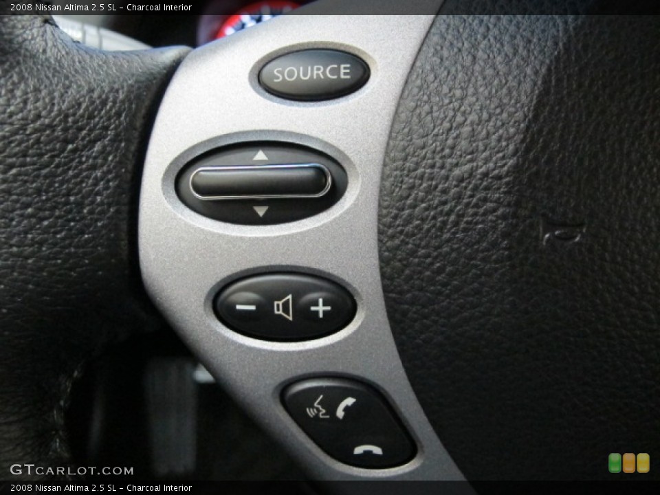 Charcoal Interior Controls for the 2008 Nissan Altima 2.5 SL #77694690