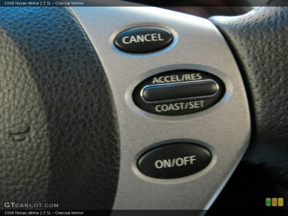 Charcoal Interior Controls for the 2008 Nissan Altima 2.5 SL #77694709