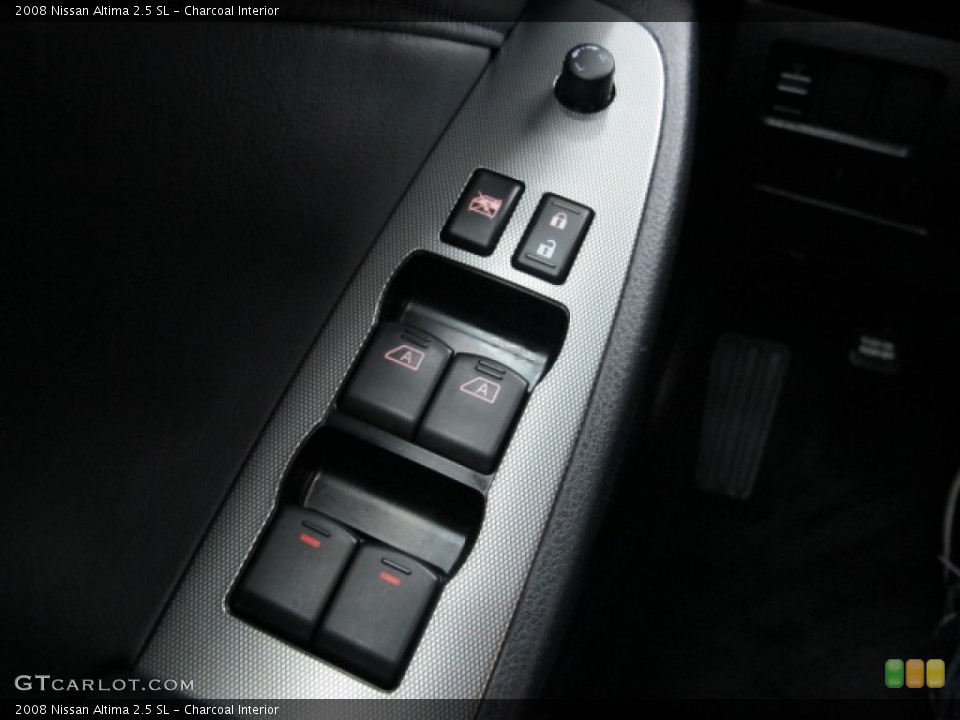 Charcoal Interior Controls for the 2008 Nissan Altima 2.5 SL #77694735