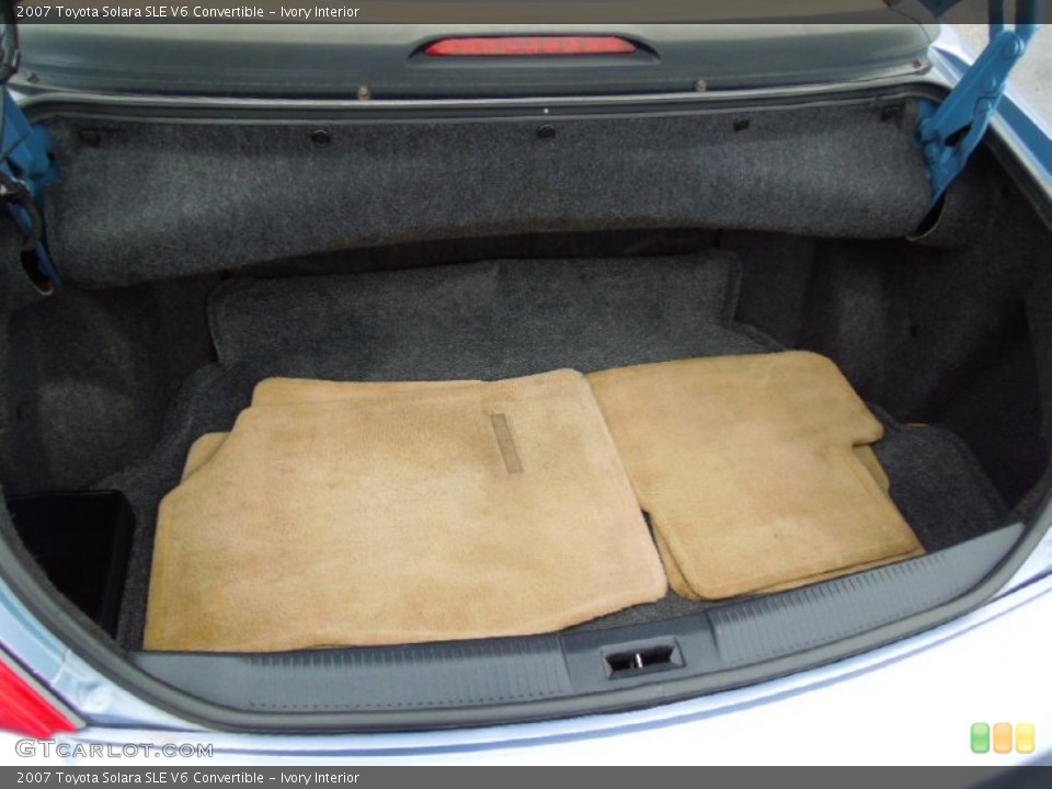 Ivory Interior Trunk for the 2007 Toyota Solara SLE V6 Convertible #77694950