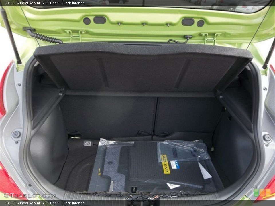 Black Interior Trunk for the 2013 Hyundai Accent GS 5 Door #77695207