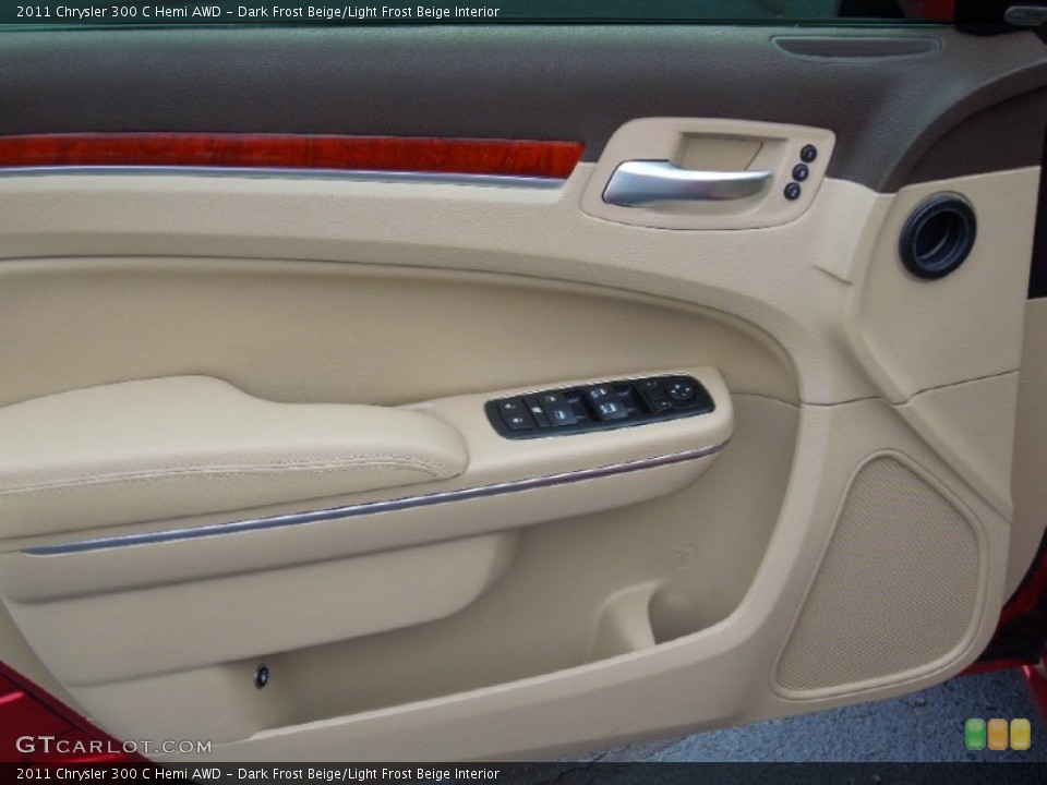Dark Frost Beige/Light Frost Beige Interior Door Panel for the 2011 Chrysler 300 C Hemi AWD #77695323