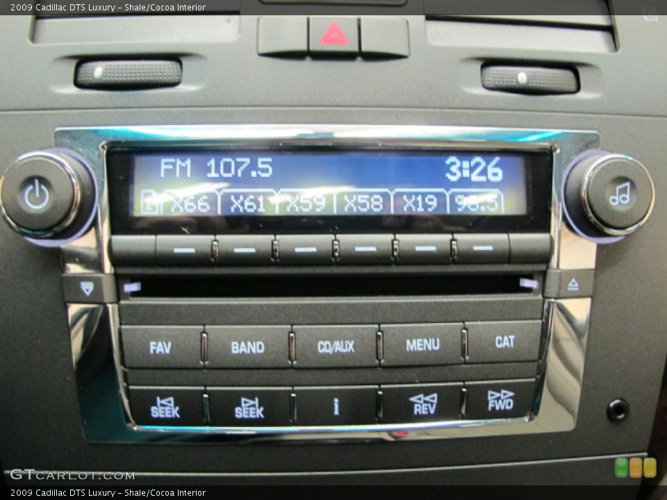Shale/Cocoa Interior Audio System for the 2009 Cadillac DTS Luxury #77695439