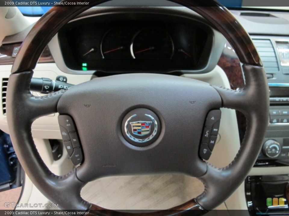 Shale/Cocoa Interior Steering Wheel for the 2009 Cadillac DTS Luxury #77695521