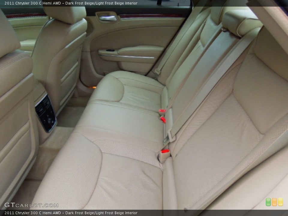 Dark Frost Beige/Light Frost Beige Interior Rear Seat for the 2011 Chrysler 300 C Hemi AWD #77695550