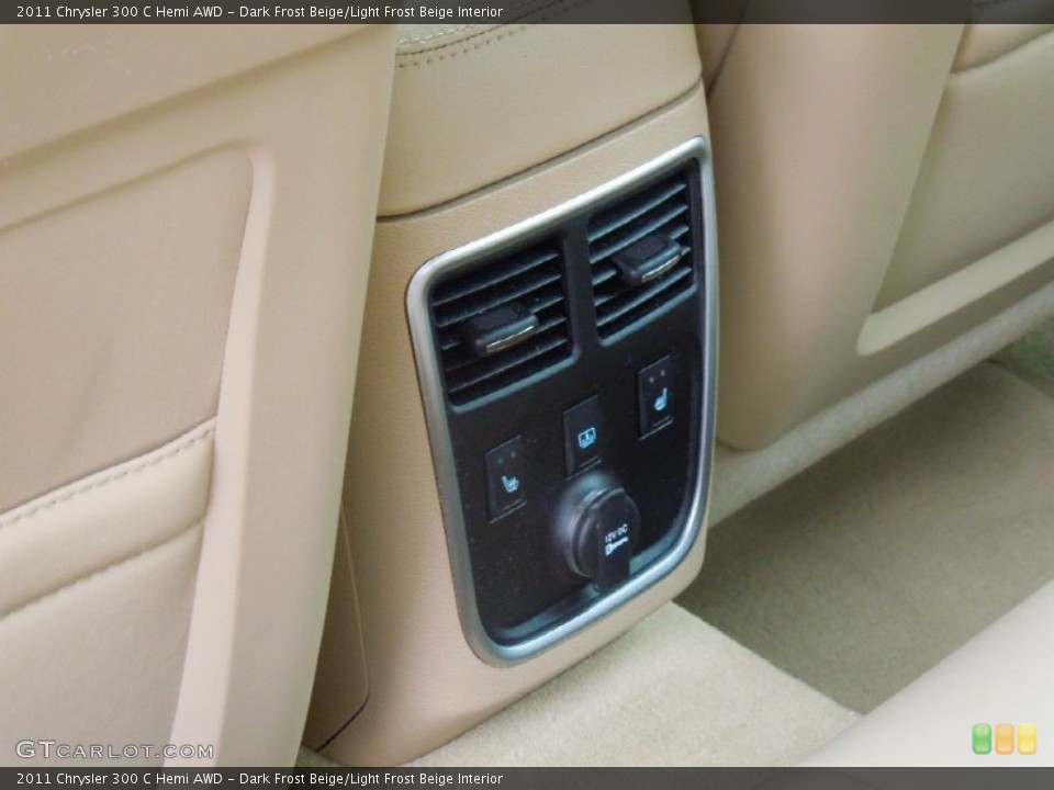 Dark Frost Beige/Light Frost Beige Interior Controls for the 2011 Chrysler 300 C Hemi AWD #77695572