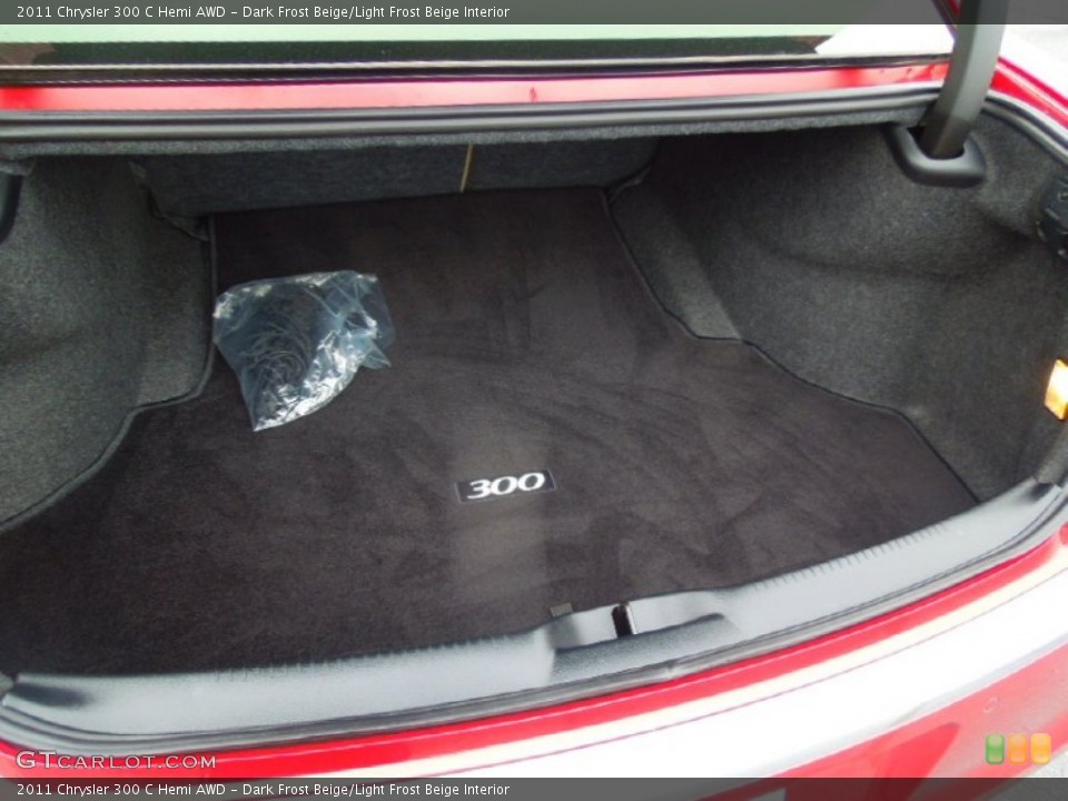 Dark Frost Beige/Light Frost Beige Interior Trunk for the 2011 Chrysler 300 C Hemi AWD #77695596