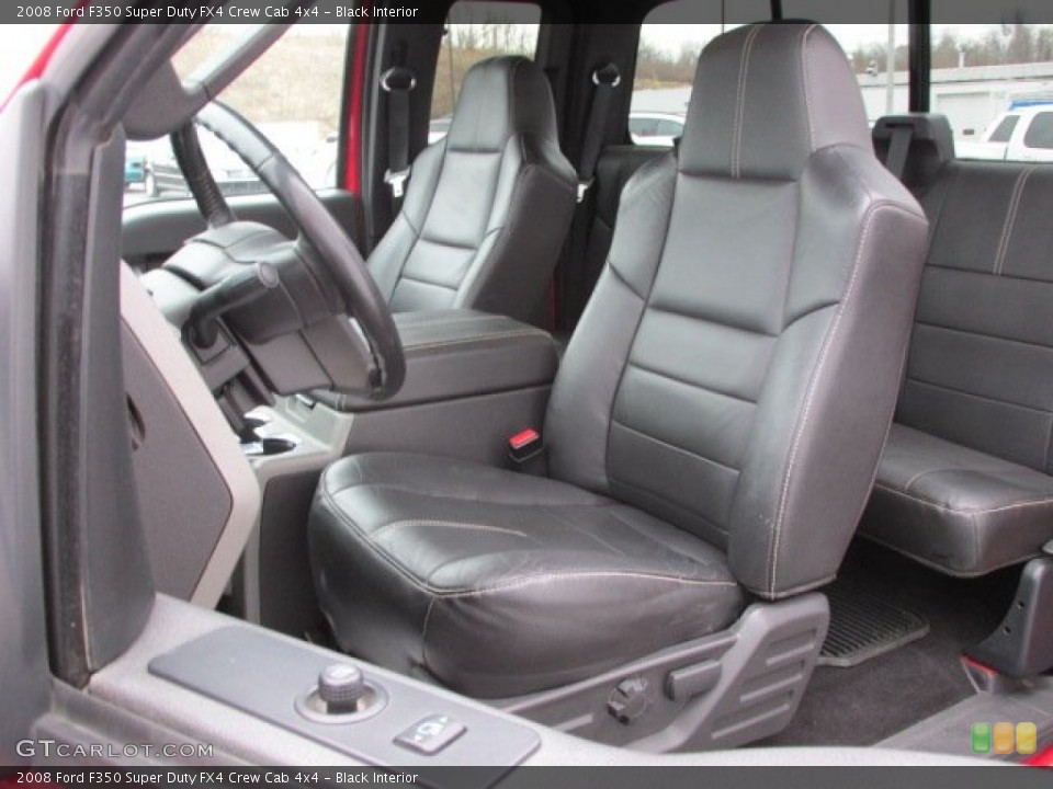 Black 2008 Ford F350 Super Duty Interiors