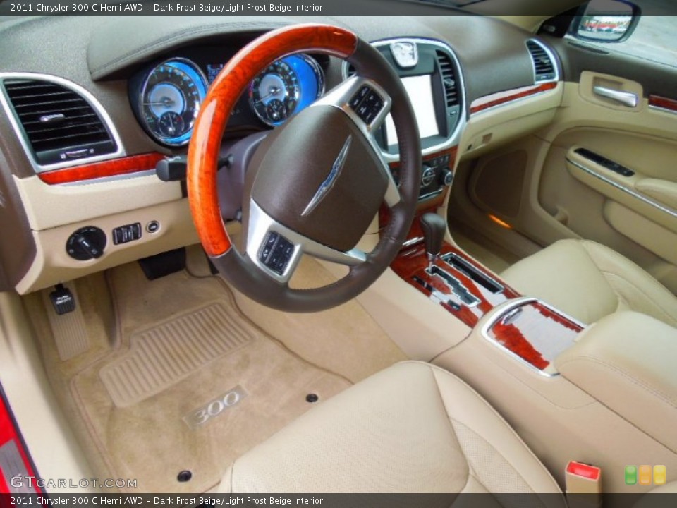 Dark Frost Beige/Light Frost Beige 2011 Chrysler 300 Interiors