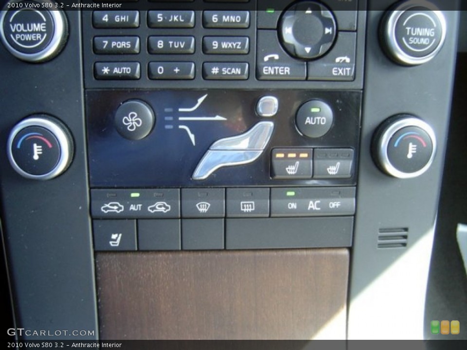 Anthracite Interior Controls for the 2010 Volvo S80 3.2 #77696052