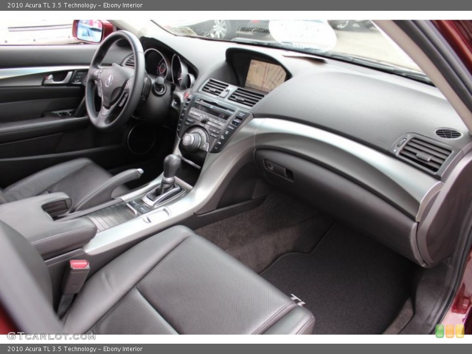 Ebony Interior Dashboard for the 2010 Acura TL 3.5 Technology #77696158