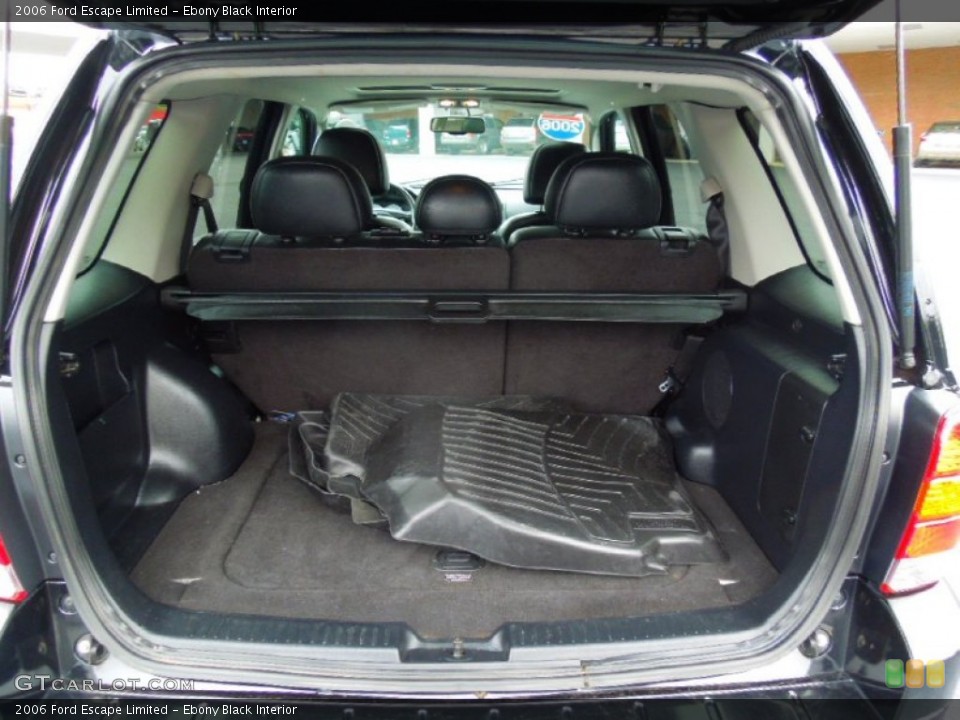 Ebony Black Interior Trunk for the 2006 Ford Escape Limited #77696181