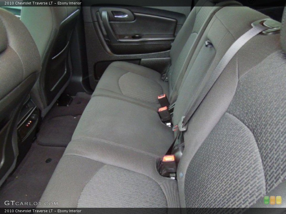 Ebony Interior Rear Seat for the 2010 Chevrolet Traverse LT #77696712