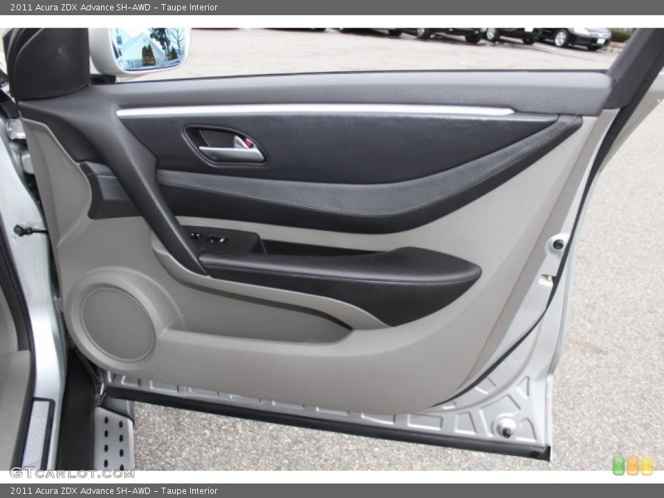 Taupe Interior Door Panel for the 2011 Acura ZDX Advance SH-AWD #77696796