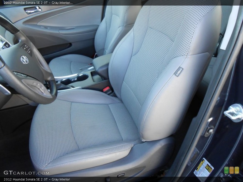Gray Interior Front Seat for the 2012 Hyundai Sonata SE 2.0T #77697045