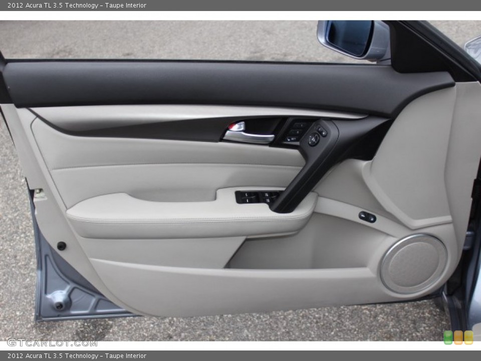 Taupe Interior Door Panel for the 2012 Acura TL 3.5 Technology #77697149