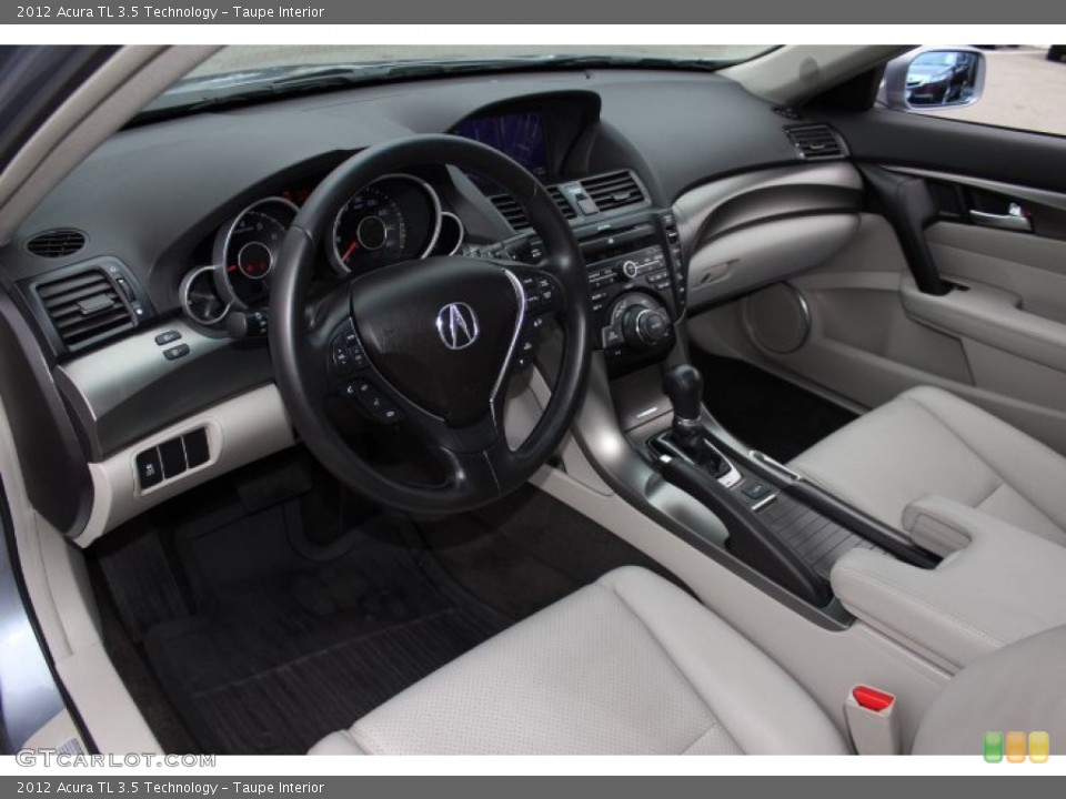Taupe Interior Prime Interior for the 2012 Acura TL 3.5 Technology #77697171