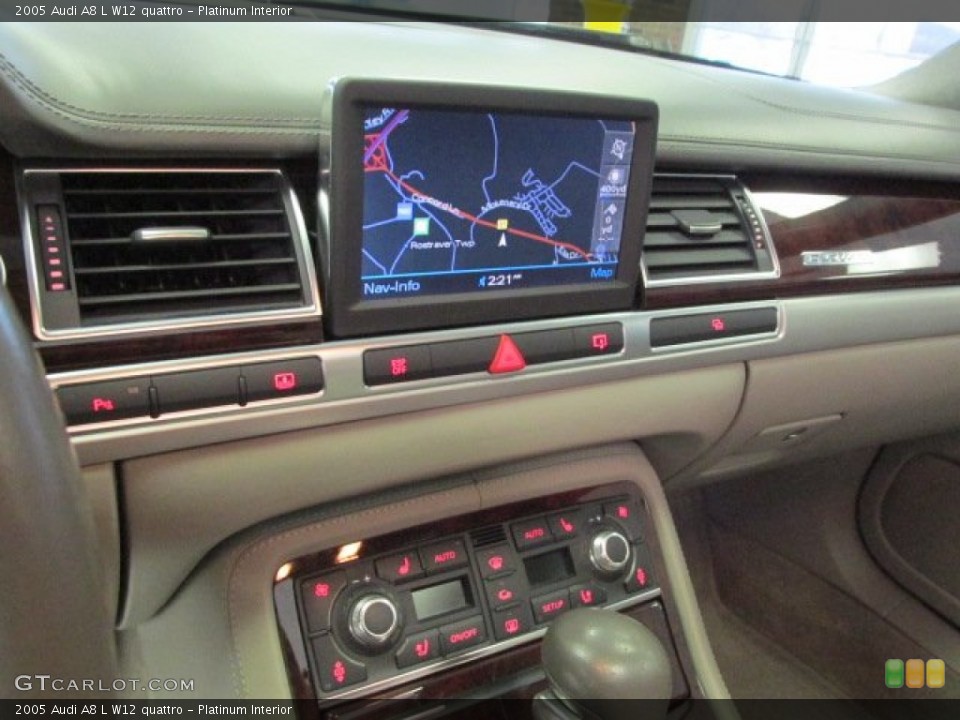 Platinum Interior Navigation for the 2005 Audi A8 L W12 quattro #77697241