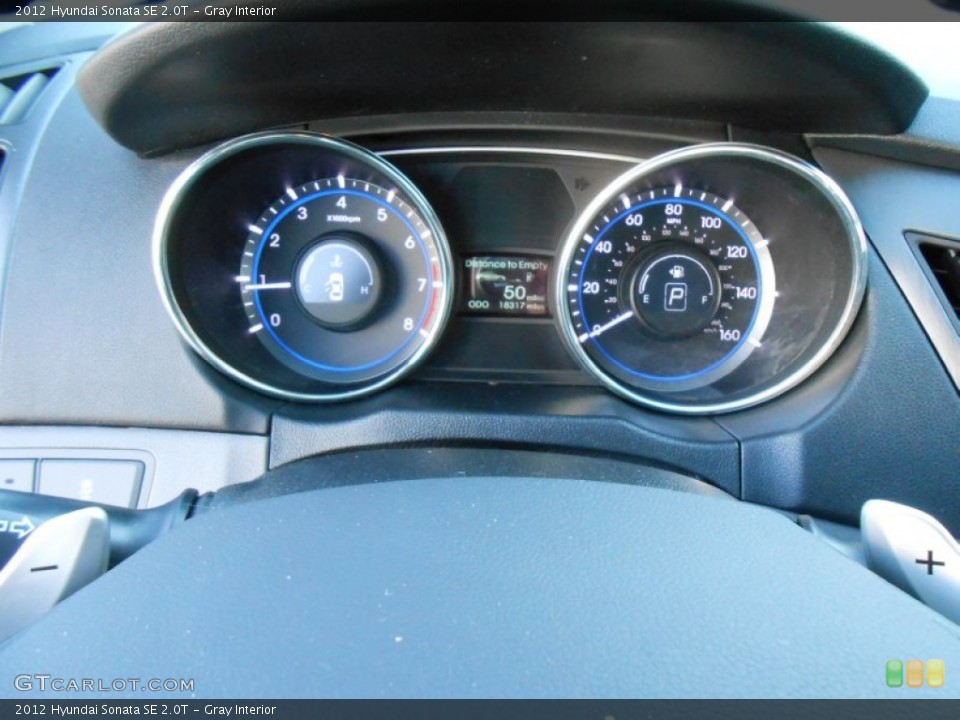 Gray Interior Gauges for the 2012 Hyundai Sonata SE 2.0T #77697251