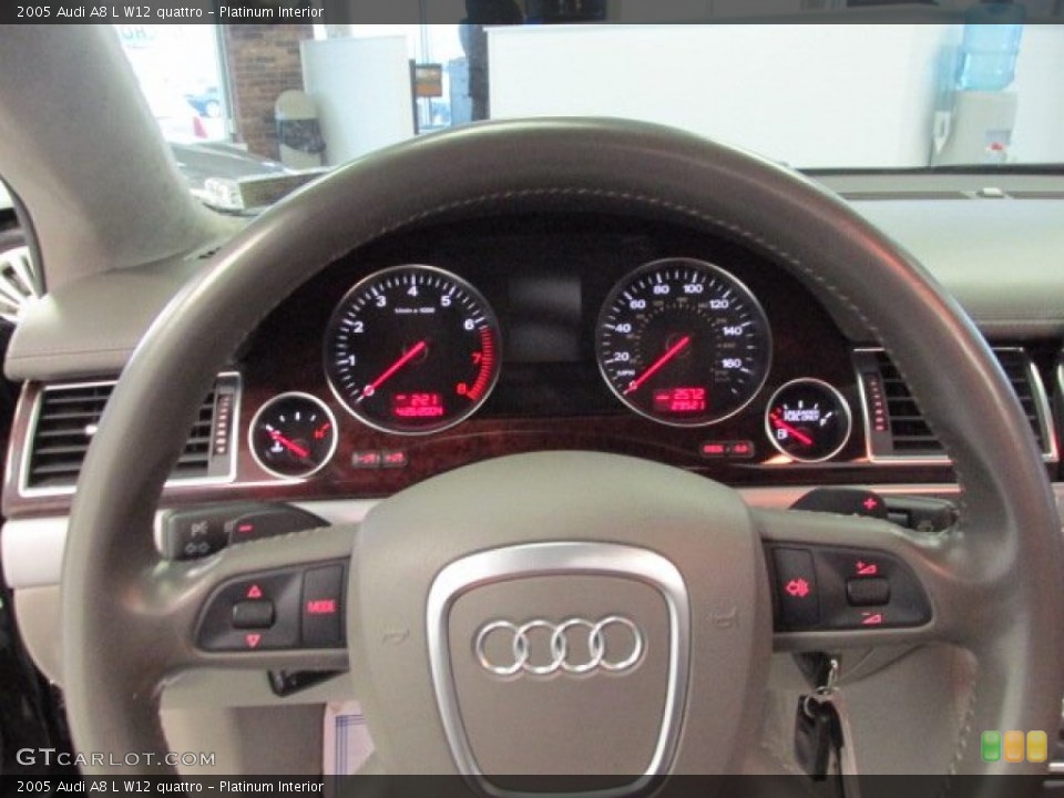 Platinum Interior Gauges for the 2005 Audi A8 L W12 quattro #77697303