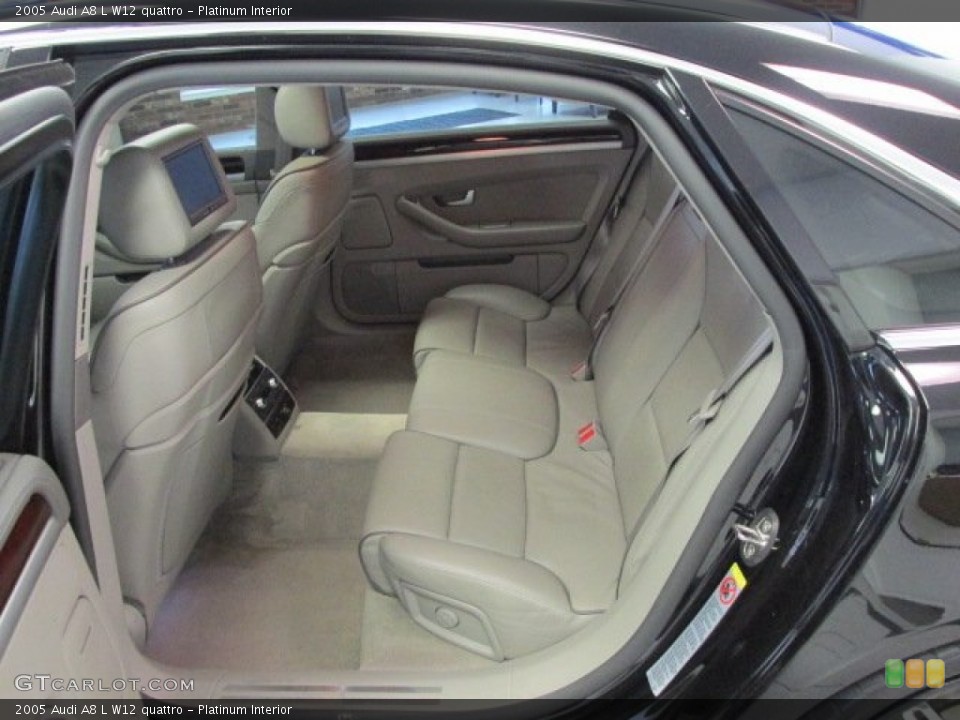 Platinum Interior Rear Seat for the 2005 Audi A8 L W12 quattro #77697320