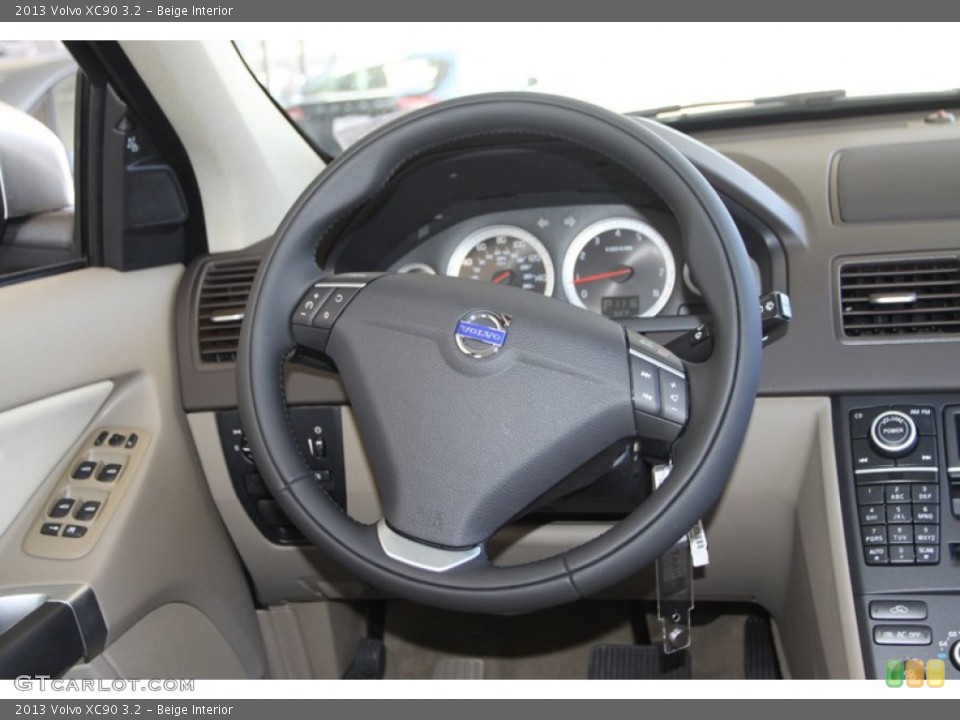Beige Interior Steering Wheel for the 2013 Volvo XC90 3.2 #77697406