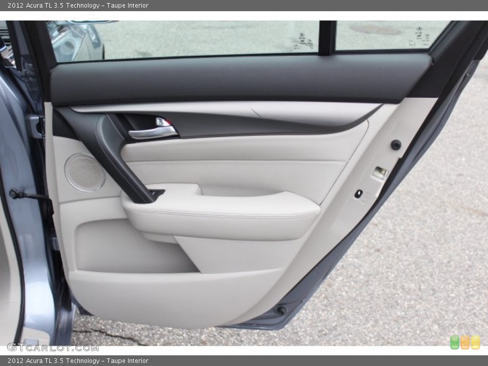 Taupe Interior Door Panel for the 2012 Acura TL 3.5 Technology #77697407