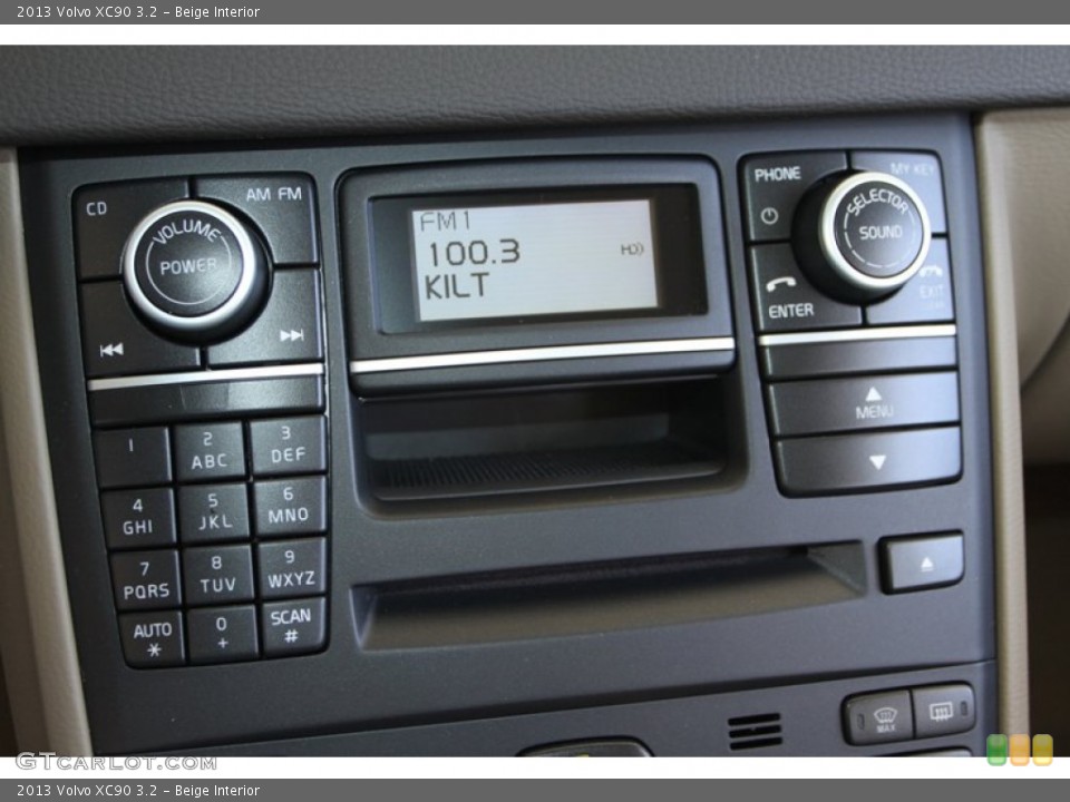Beige Interior Audio System for the 2013 Volvo XC90 3.2 #77697445