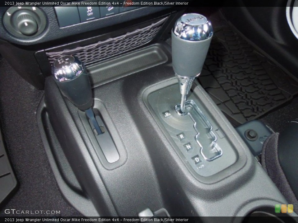 Freedom Edition Black/Silver Interior Transmission for the 2013 Jeep Wrangler Unlimited Oscar Mike Freedom Edition 4x4 #77697807