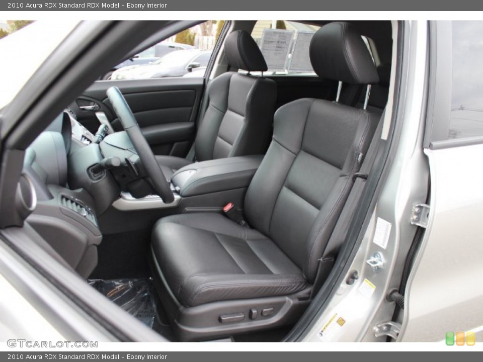Ebony Interior Front Seat for the 2010 Acura RDX  #77698538