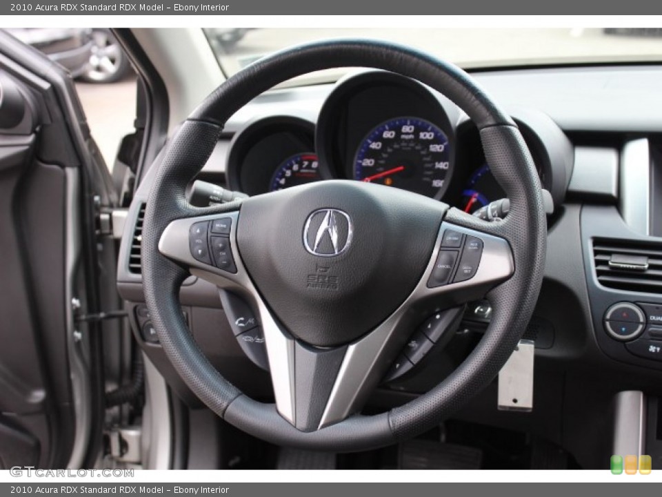 Ebony Interior Steering Wheel for the 2010 Acura RDX  #77698614