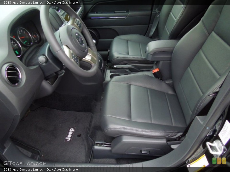 Dark Slate Gray Interior Front Seat for the 2013 Jeep Compass Limited #77698819