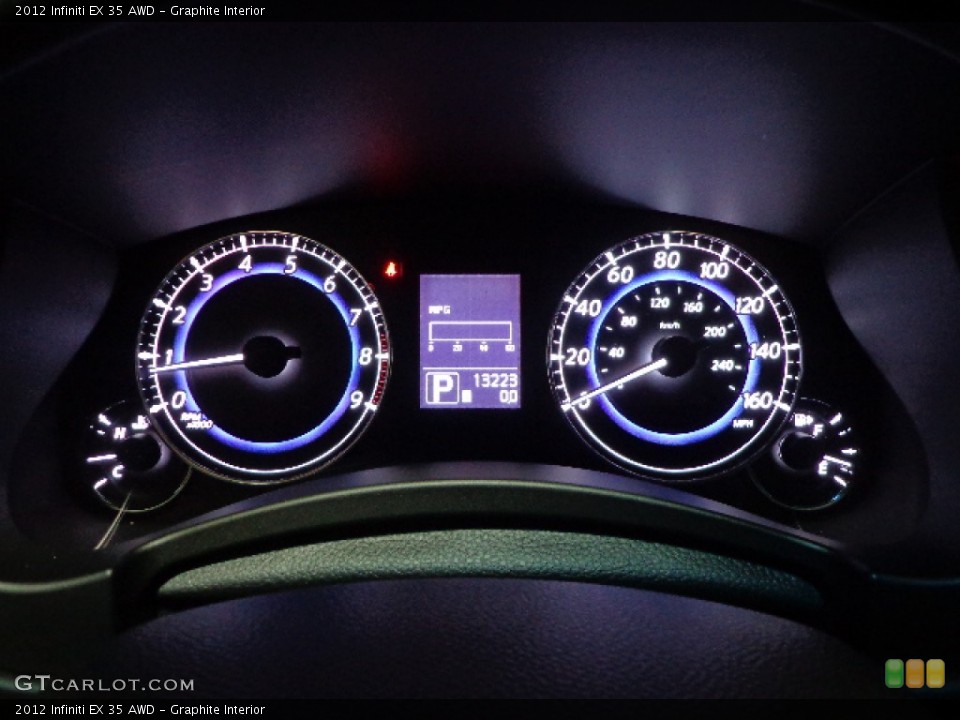 Graphite Interior Gauges for the 2012 Infiniti EX 35 AWD #77698872