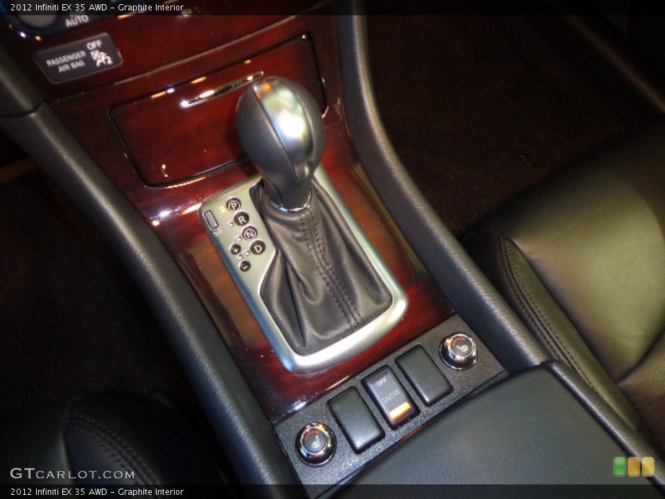 Graphite Interior Transmission for the 2012 Infiniti EX 35 AWD #77698950