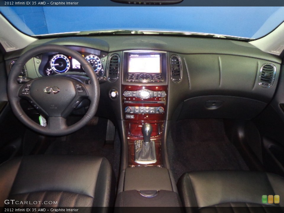Graphite Interior Dashboard for the 2012 Infiniti EX 35 AWD #77698995