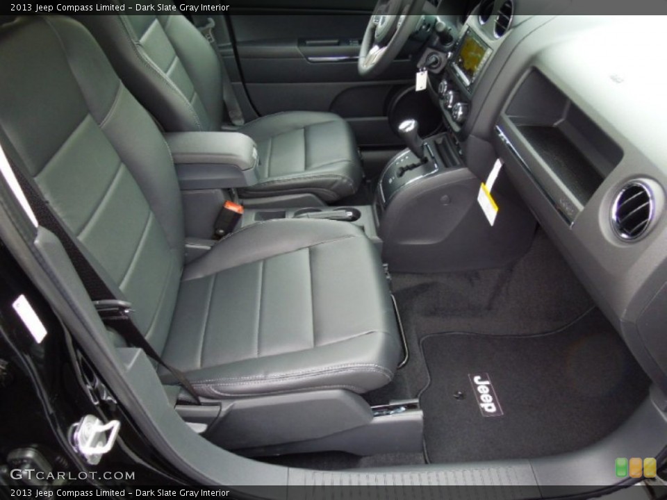 Dark Slate Gray Interior Photo for the 2013 Jeep Compass Limited #77699036