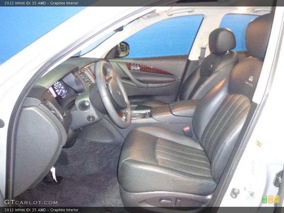 Graphite Interior Front Seat for the 2012 Infiniti EX 35 AWD #77699268
