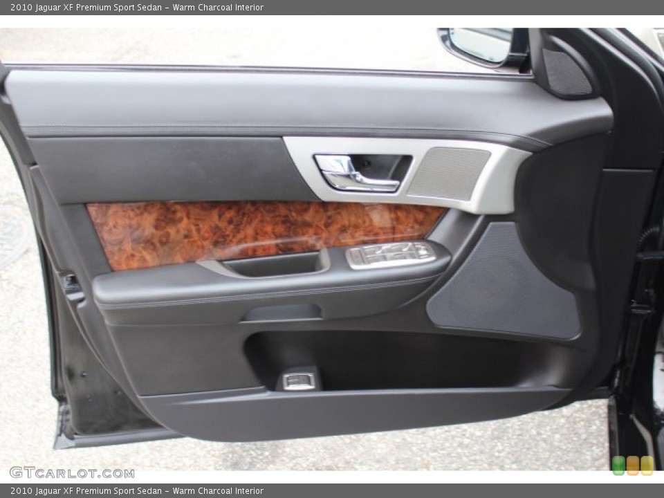 Warm Charcoal Interior Door Panel for the 2010 Jaguar XF Premium Sport Sedan #77699837