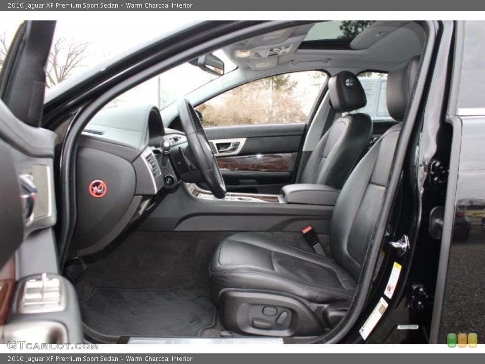 Warm Charcoal Interior Photo for the 2010 Jaguar XF Premium Sport Sedan #77699884