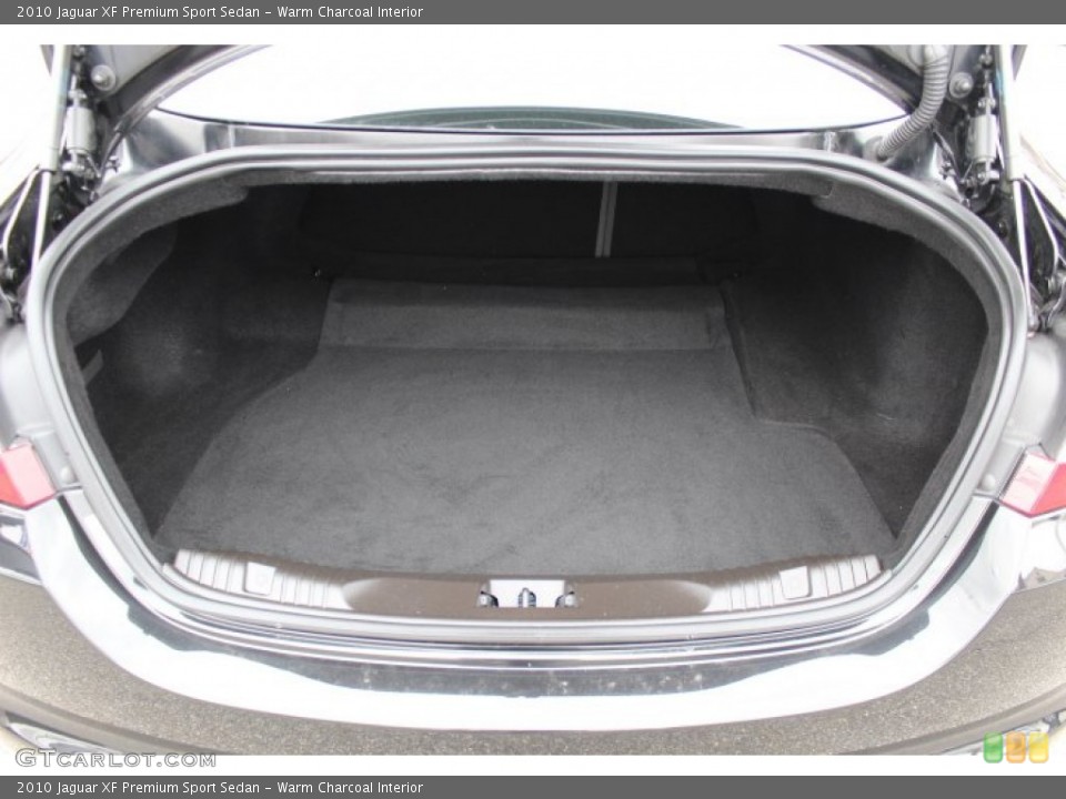 Warm Charcoal Interior Trunk for the 2010 Jaguar XF Premium Sport Sedan #77700066