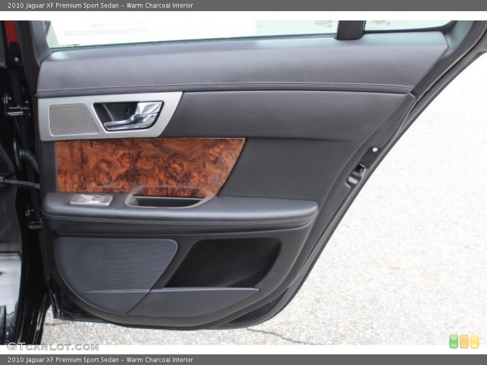 Warm Charcoal Interior Door Panel for the 2010 Jaguar XF Premium Sport Sedan #77700105