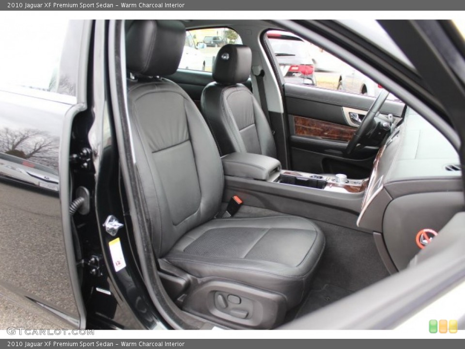 Warm Charcoal Interior Front Seat for the 2010 Jaguar XF Premium Sport Sedan #77700210