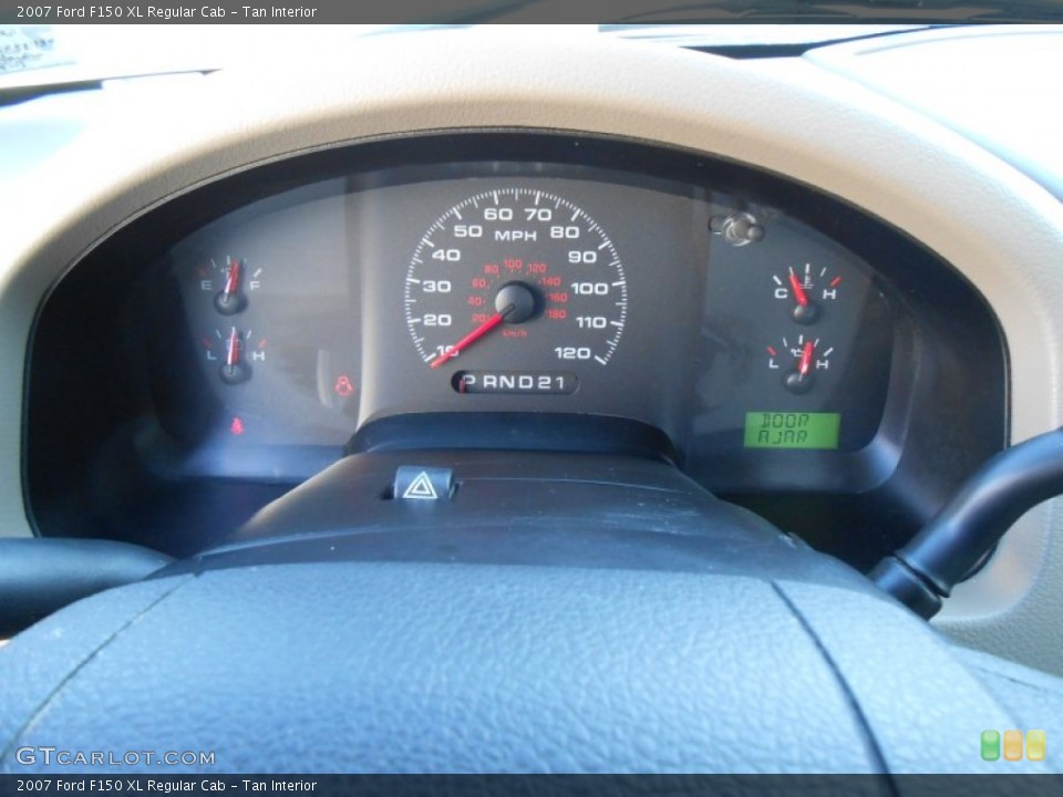 Tan Interior Gauges for the 2007 Ford F150 XL Regular Cab #77700895