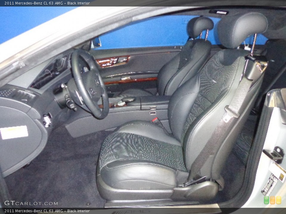 Black Interior Front Seat for the 2011 Mercedes-Benz CL 63 AMG #77700950