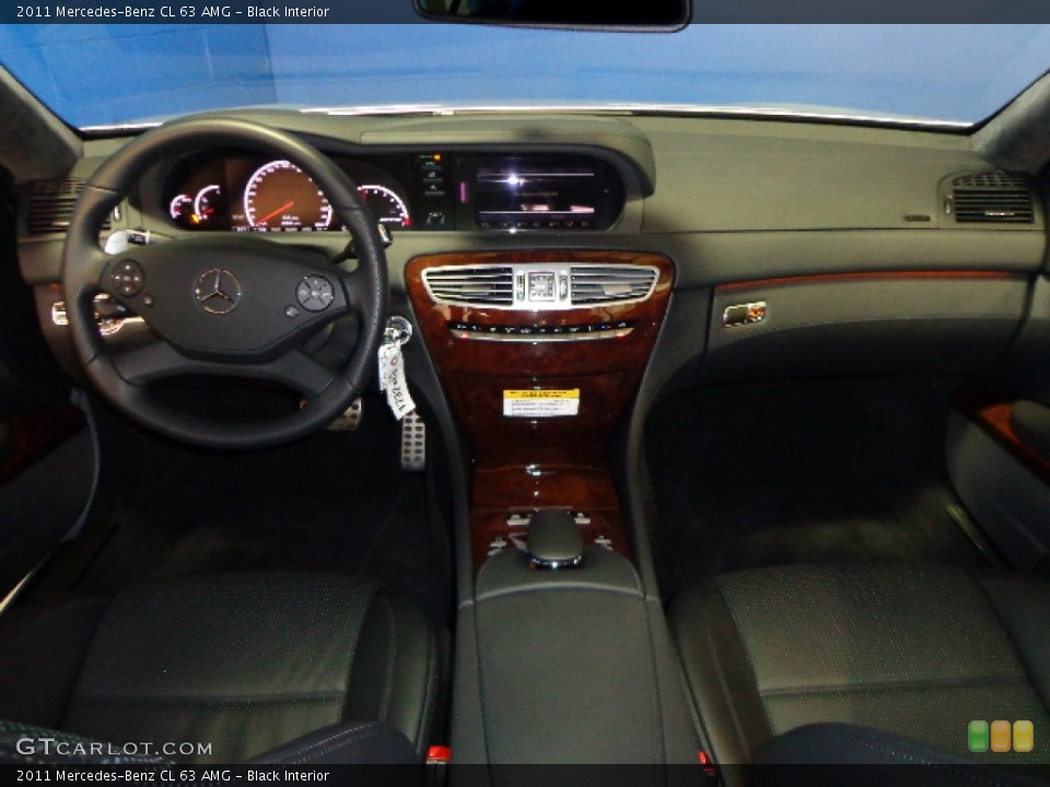Black Interior Dashboard for the 2011 Mercedes-Benz CL 63 AMG #77700975