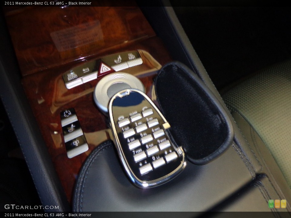 Black Interior Controls for the 2011 Mercedes-Benz CL 63 AMG #77701044