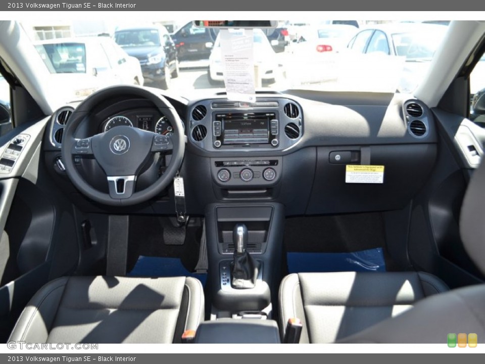 Black Interior Dashboard for the 2013 Volkswagen Tiguan SE #77701047